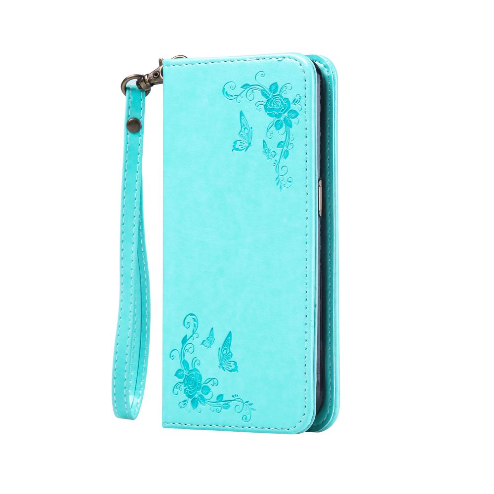iPhone 7 plus Premium Leather Embossing wallet Folio case