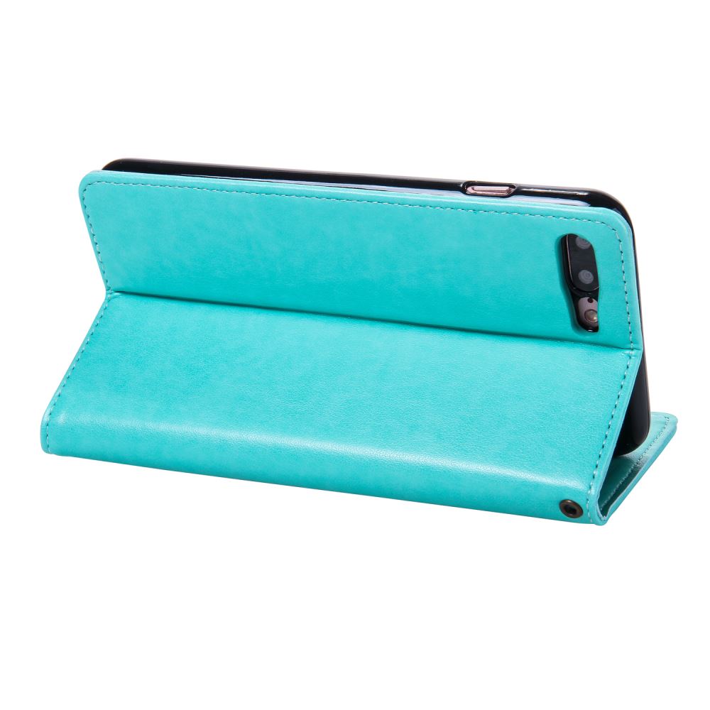 iPhone 7 plus Premium Leather Embossing wallet Folio case
