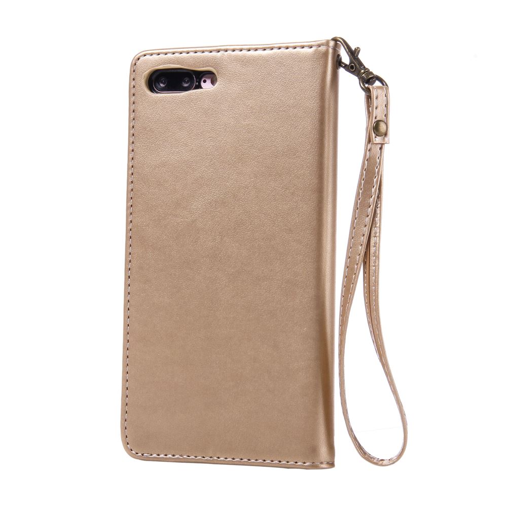 iPhone 7 plus Premium Leather Embossing wallet Folio case