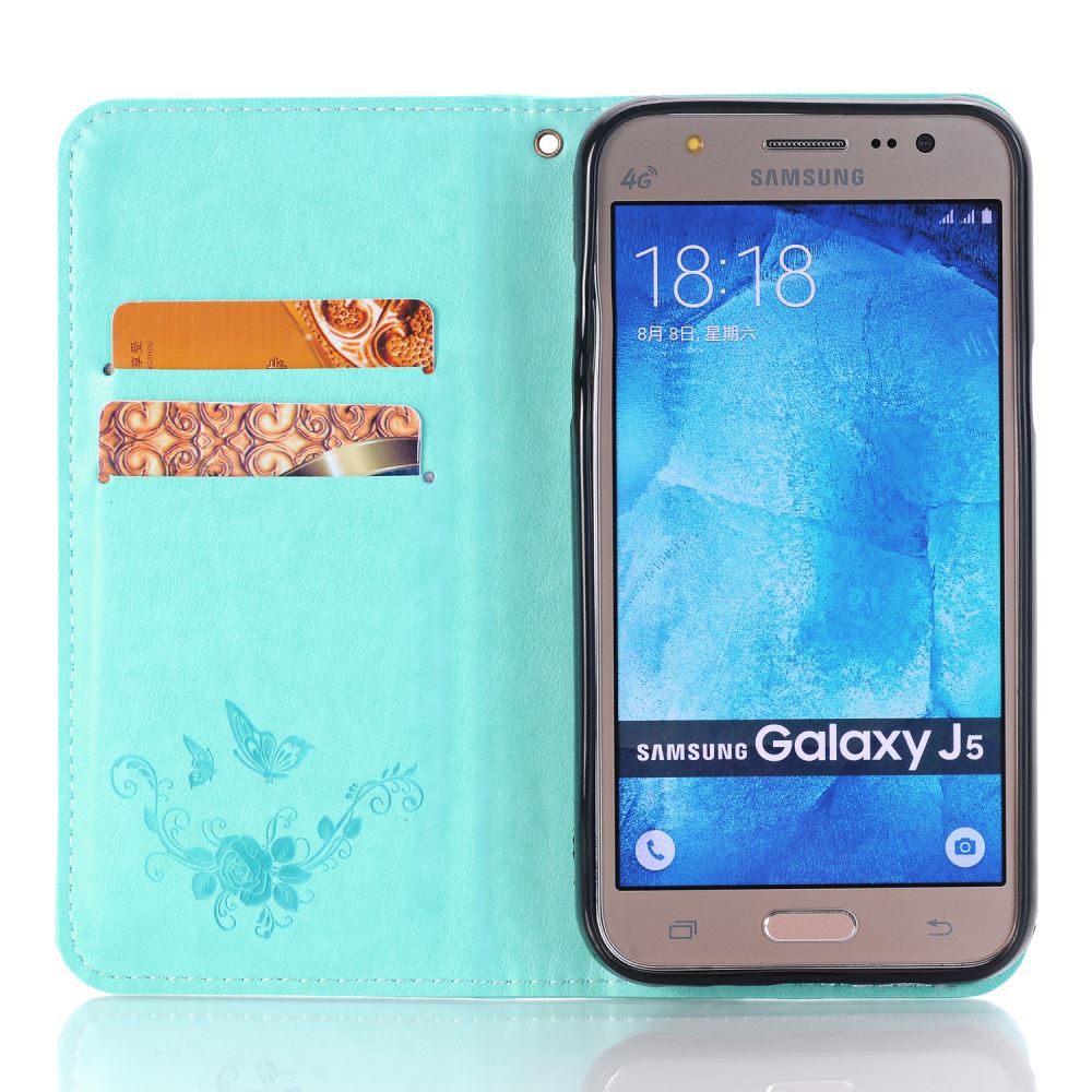 Galaxy J5 Premium Leather Embossing wallet Folio case Galaxy J5 Premium Leather Embossing wallet Folio case