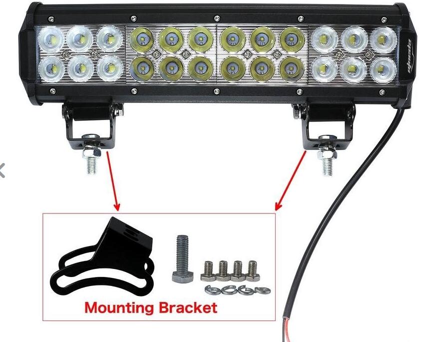 72W LED WORK LIGHT BAR CREE LED COMBO BEAM 4X4 RB