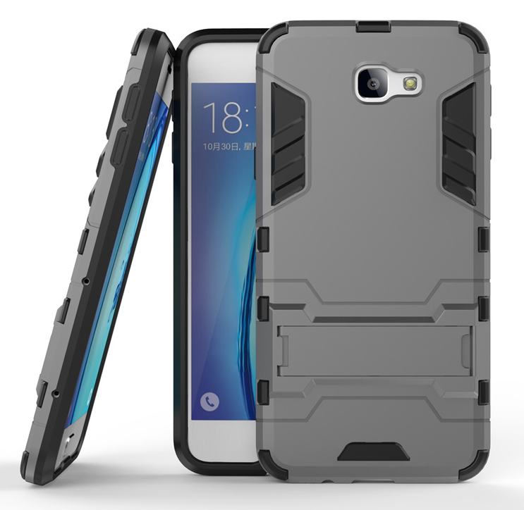 Galaxy J5 Prime Case Heavy Duty Hybrid Kickstand Case