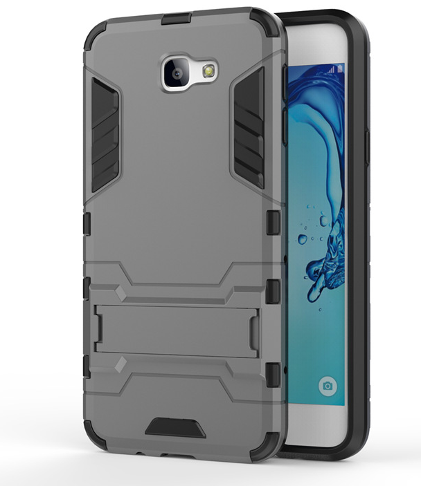 Galaxy J5 Prime Case Heavy Duty Hybrid Kickstand Case