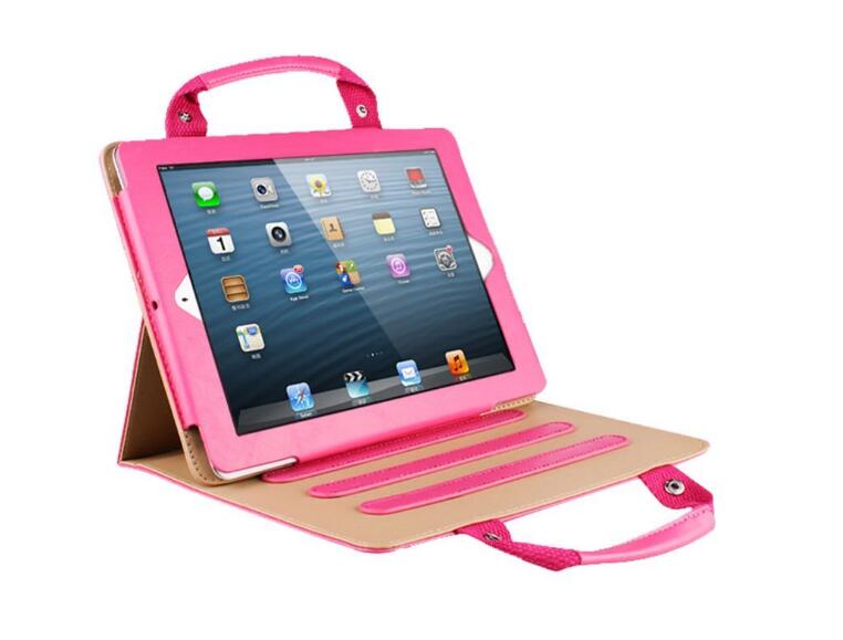 Ipad 2 3 4 Luxury Handle Bag folio PU Leather Case Cover With Stand Ipad 2 3 4 Luxury Handle Bag folio PU Leather Case Cover With Stand