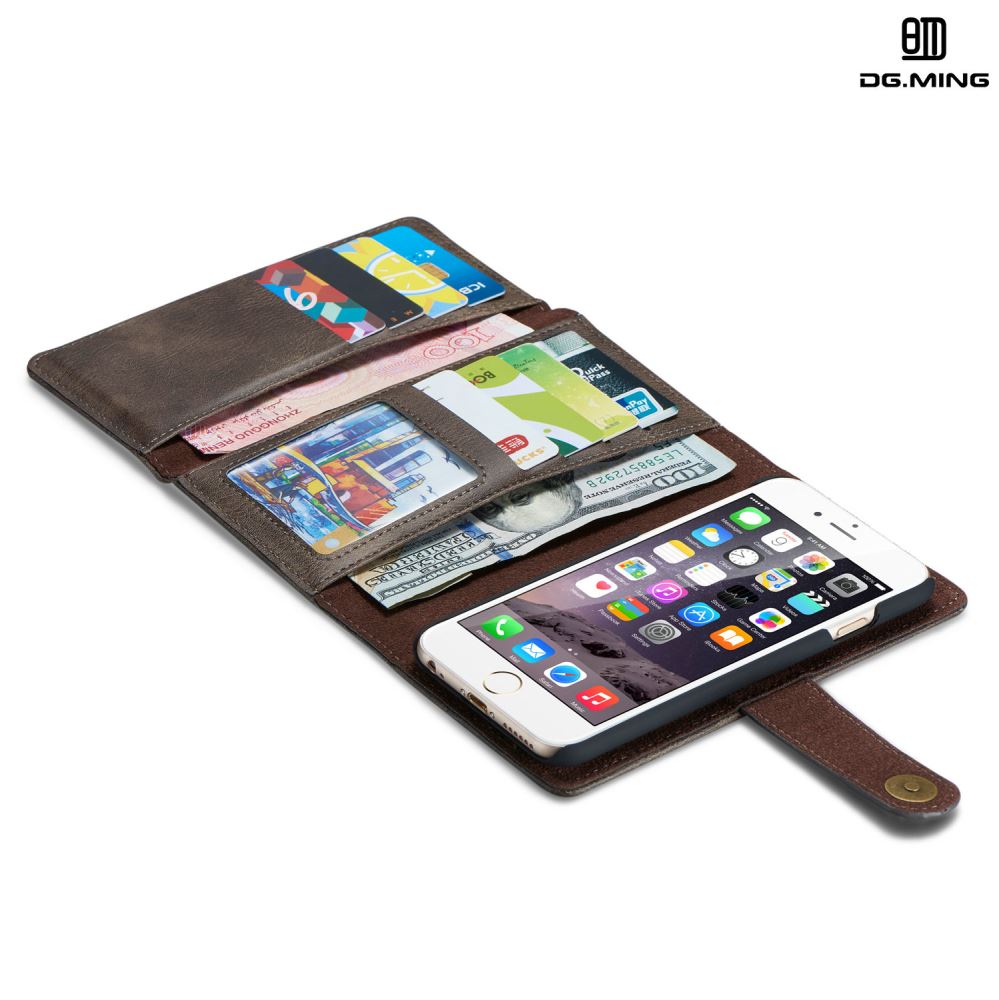 iPhone 6 6s case double wallet 12 cards leather detachable case iPhone 6 6s case double wallet 12 cards leather detachable case