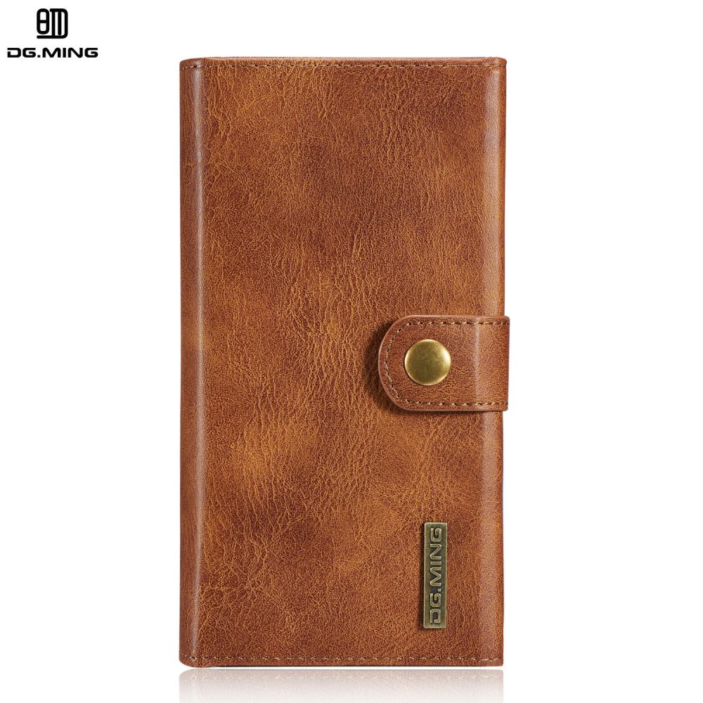 Sumsung Galaxy S7 edge case double wallet 12 cards leather detachable case