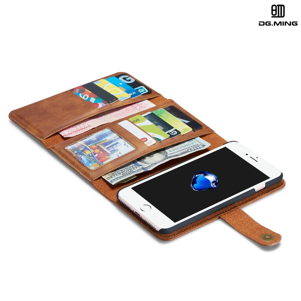 iPhone 7 plus case double wallet 12 cards leather detachable case iPhone 7 plus case double wallet 12 cards leather detachable case