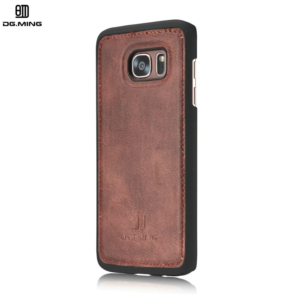 Sumsung Galaxy S7 edge case double wallet 12 cards leather detachable case