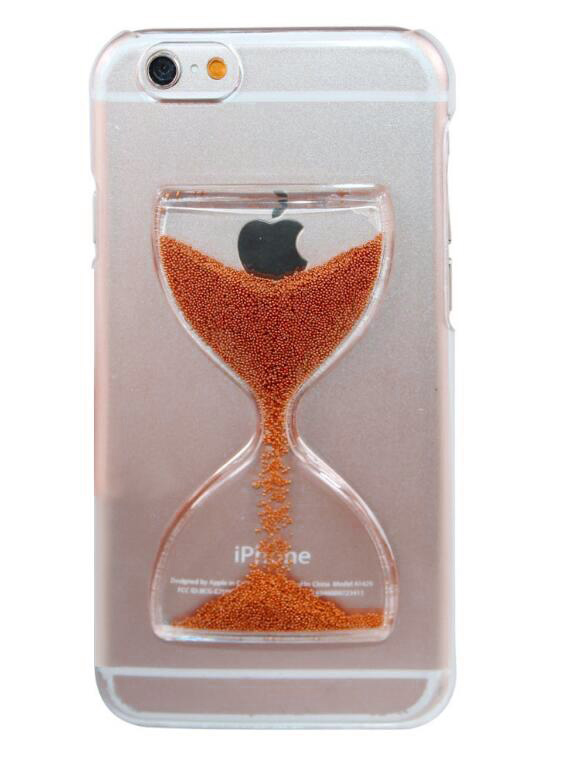 iPhone 6 6s Clock Hourglass Timer Transparent Hard 3d clear hard Case