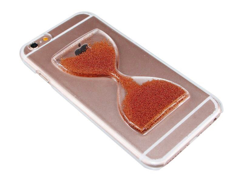 iPhone 6 6s Clock Hourglass Timer Transparent Hard 3d clear hard Case