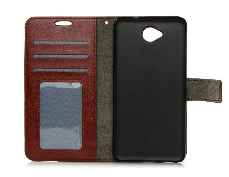 Nokia Lumia 650 vintage fine leather wallet case+Combo Nokia Lumia 650 vintage fine leather wallet case+Combo