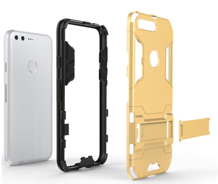 Google Pixel Heavy Duty Hybrid Kickstand Case Cover Google Pixel Heavy Duty Hybrid Kickstand Case Cover
