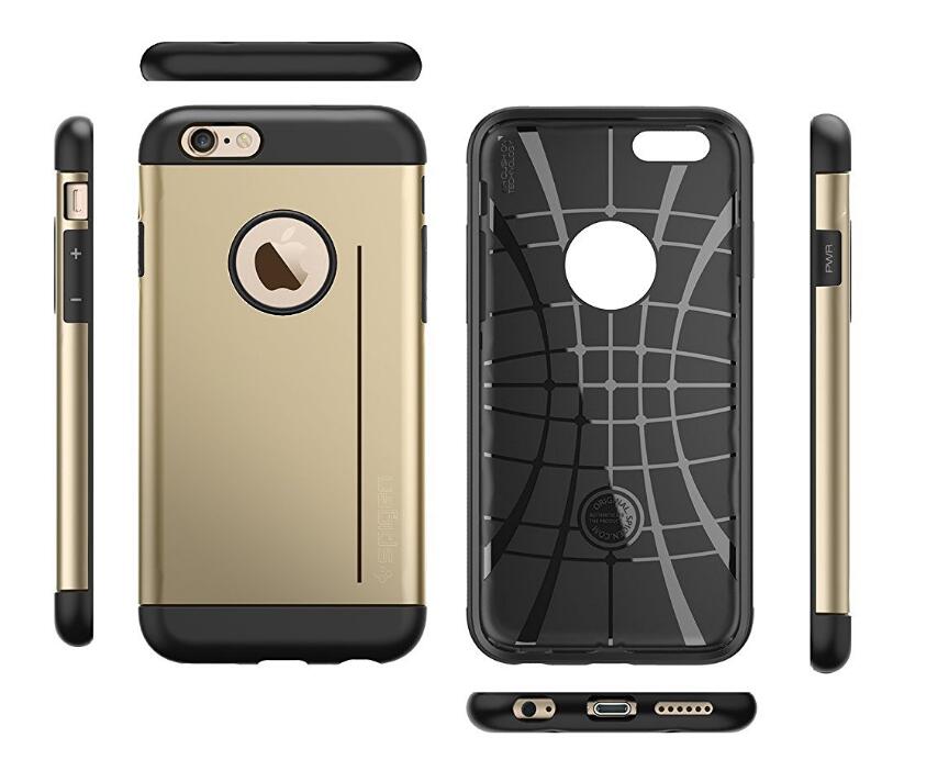 iPhone 6 6s dual tone dual layer heavy duty card stand slim case