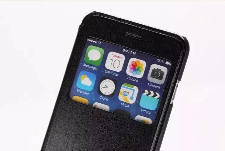 iPhone 6 6s Smart Flip Window leather Case