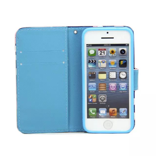 iPhone 5c case wallet leather case printed iPhone 5c case wallet leather case printed