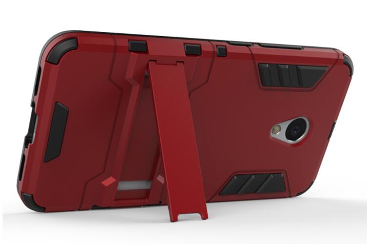 MEIZU M3S M3 Dual Defender Hybrid Kickstand Case
