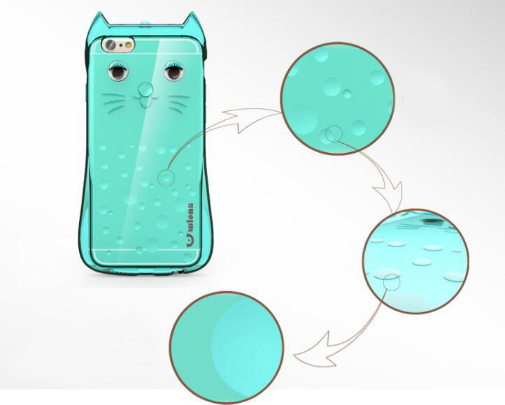 iPhone 6 /6s Clear Case slim fit TPU Soft Gel CAT Case iPhone 6 /6s Clear Case slim fit TPU Soft Gel CAT Case
