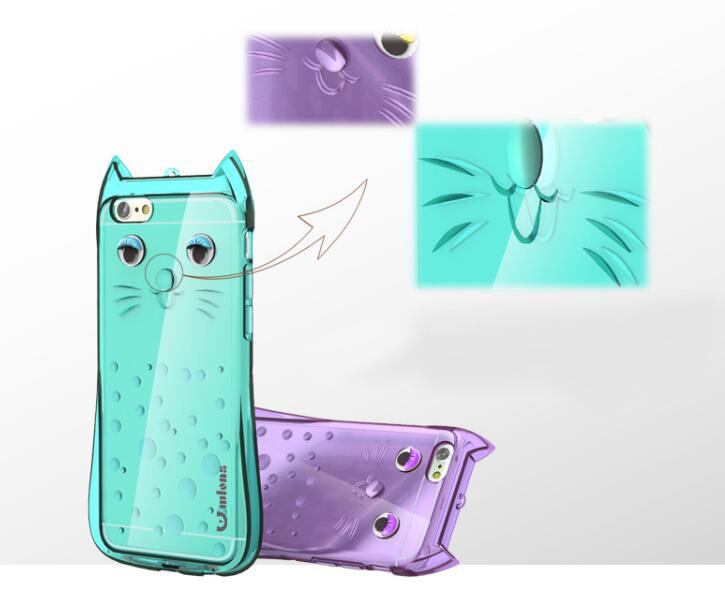 iPhone 6 /6s Clear Case slim fit TPU Soft Gel CAT Case iPhone 6 /6s Clear Case slim fit TPU Soft Gel CAT Case