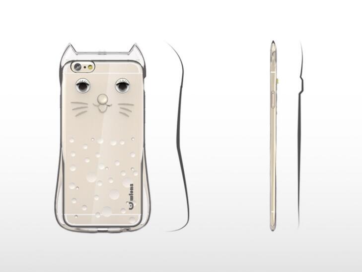 iPhone 6 /6s Clear Case slim fit TPU Soft Gel CAT Case iPhone 6 /6s Clear Case slim fit TPU Soft Gel CAT Case