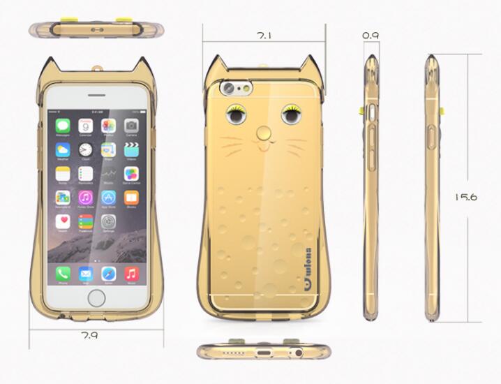 iPhone 6 /6s Clear Case slim fit TPU Soft Gel CAT Case iPhone 6 /6s Clear Case slim fit TPU Soft Gel CAT Case