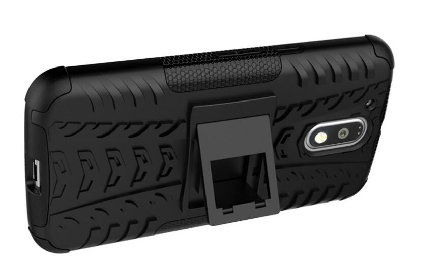 MOTO G4 PLUS CASE Heavy Duty Kickstand case