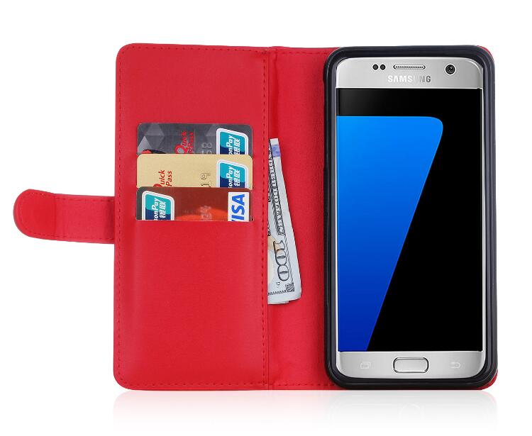 GALAXY S7 double wallet Leather Zip case detachable GALAXY S7 double wallet Leather Zip case detachable