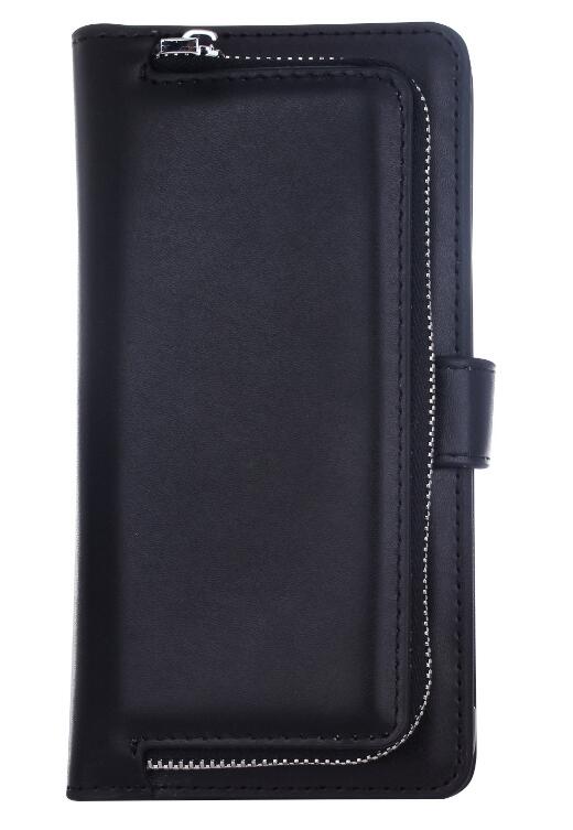 GALAXY S7 double wallet  Leather Zip case detachable