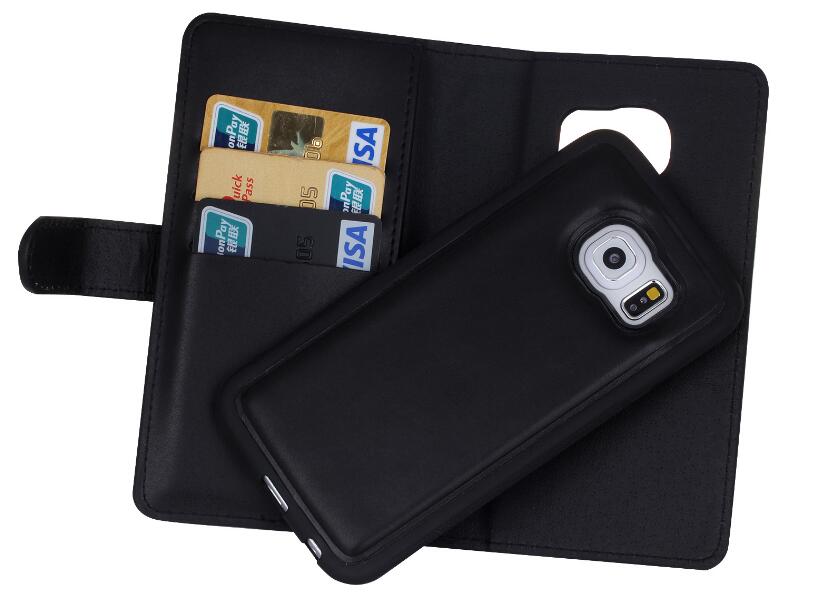 GALAXY S6 double wallet Leather Zip case detachable GALAXY S6 double wallet Leather Zip case detachable
