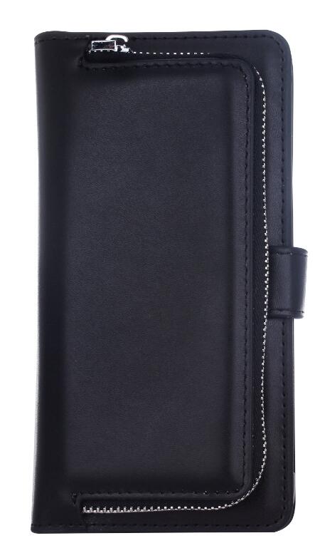GALAXY S5 double wallet  Leather Zip case detachable