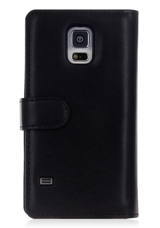 GALAXY S5 double wallet  Leather Zip case detachable