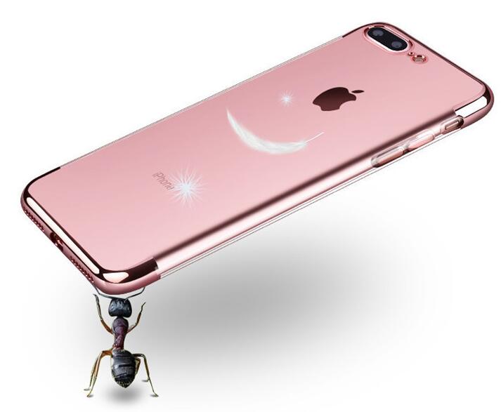 iPhone 7 plus case bumper  clear gel back cover