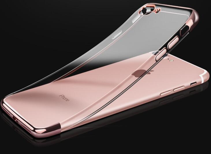 iPhone 7 plus case bumper  clear gel back cover