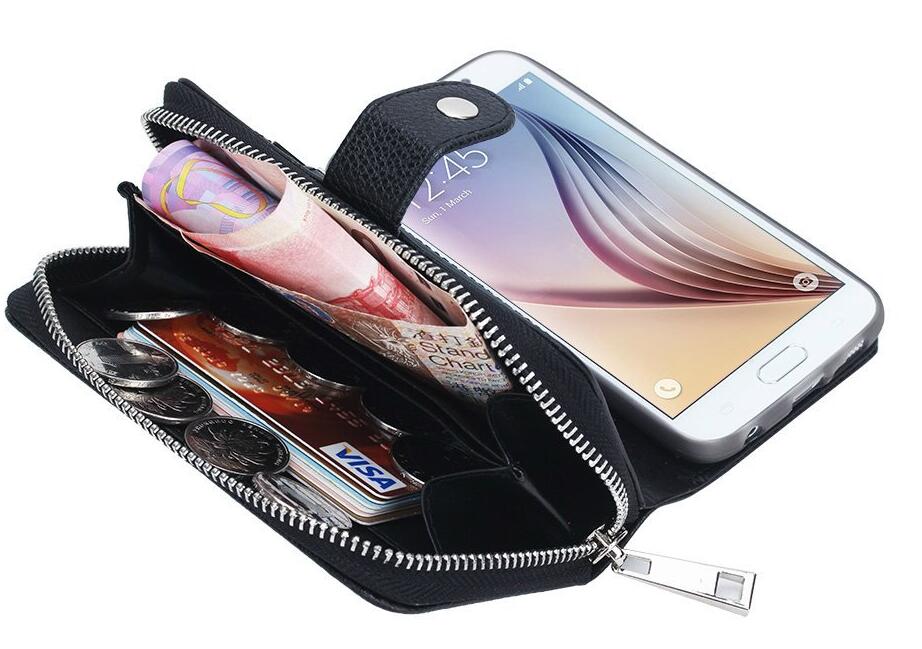 Galaxy S6 detachable full wallet leather case Galaxy S6 detachable full wallet leather case