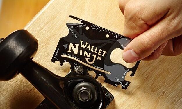 Wallet Ninja 18 Tools in 1 Credit Card Sized Wallet Ninja 18 Tools in 1 Credit Card Sized