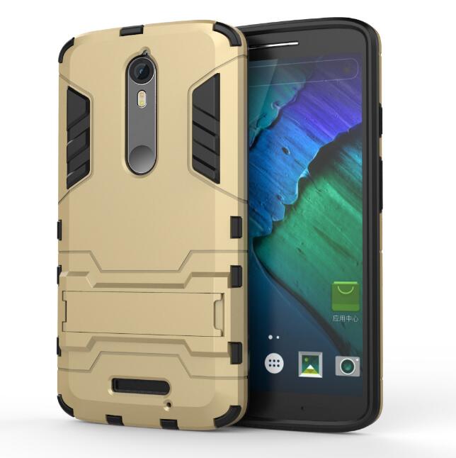 MOTO G4 PLUS  Heavy Duty Hybrid Kickstand Case Cover