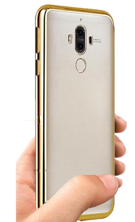 Huawei MATE 9 case Plating Bumper with clear gel back cover case Huawei MATE 9 case Plating Bumper with clear gel back cover case