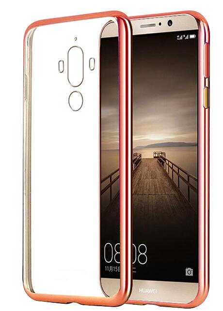 Huawei MATE 9 case Plating Bumper with clear gel back cover case Huawei MATE 9 case Plating Bumper with clear gel back cover case