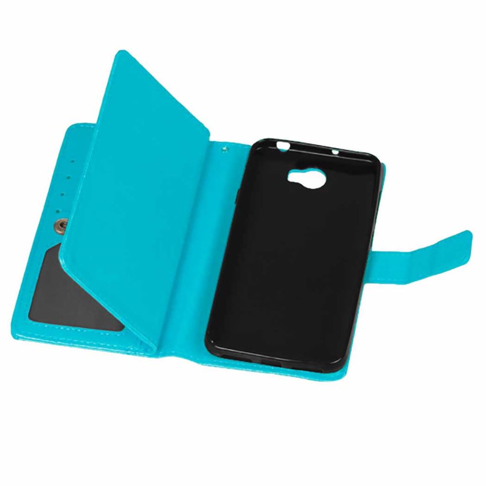 HUAWEI Y5 II CASE Y6 ELITE double wallet leather case