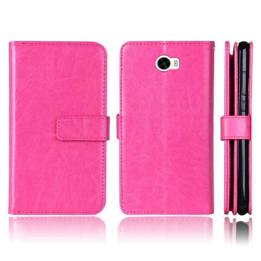HUAWEI Y5 II CASE Y6 ELITE double wallet leather case