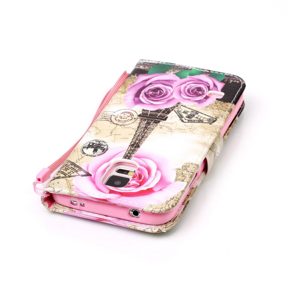 Galaxy S5 case wallet leather case printed