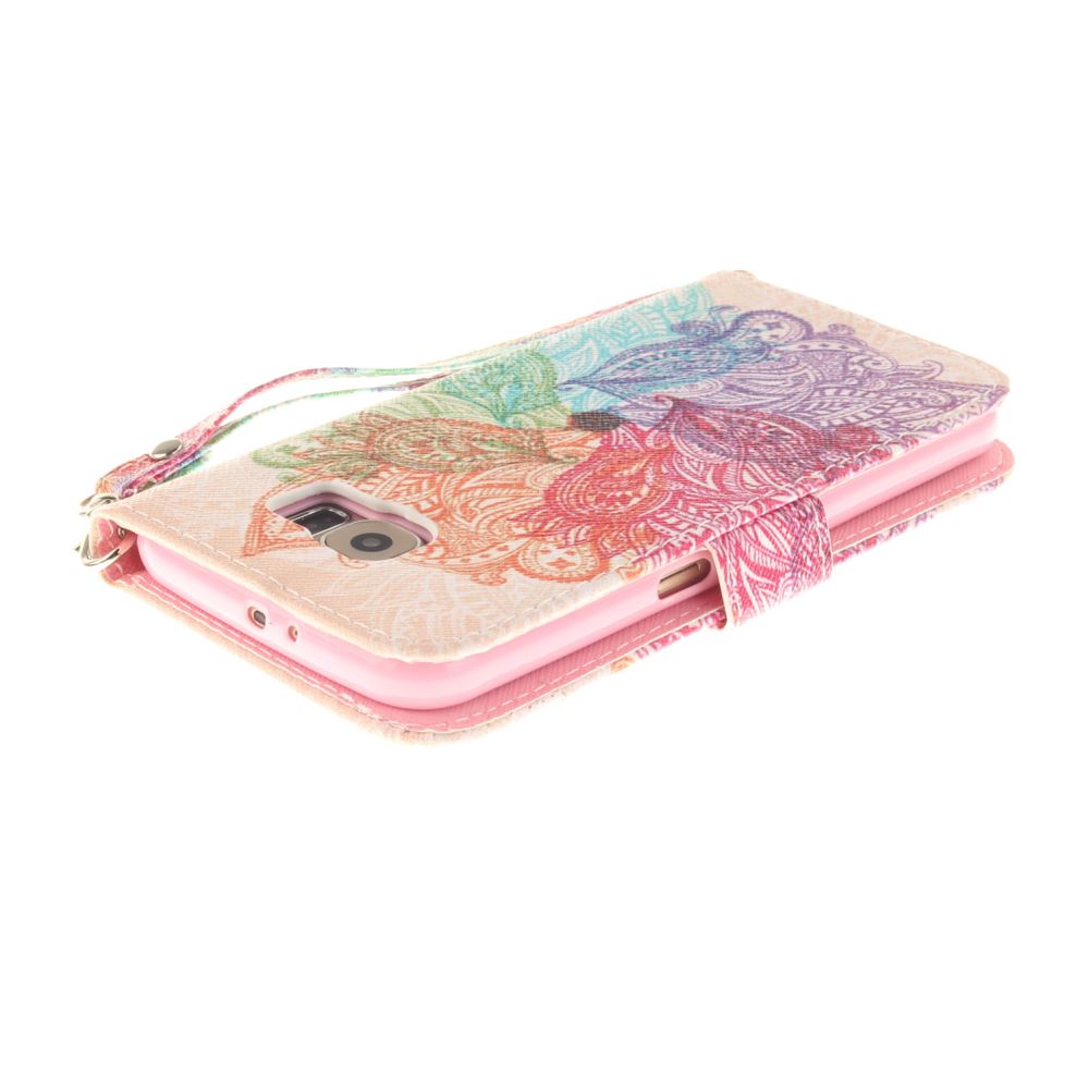 Galaxy S6 case wallet leather case printed