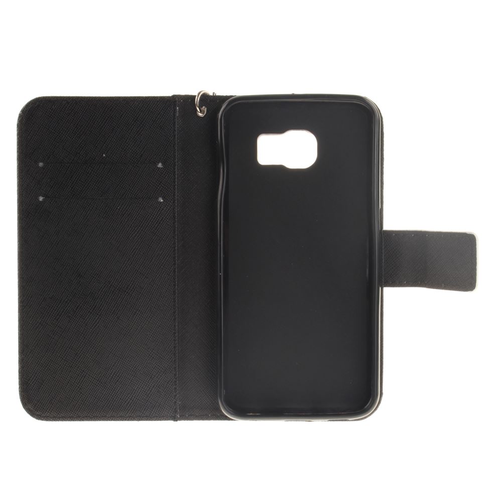 Galaxy S6 case wallet leather case printed