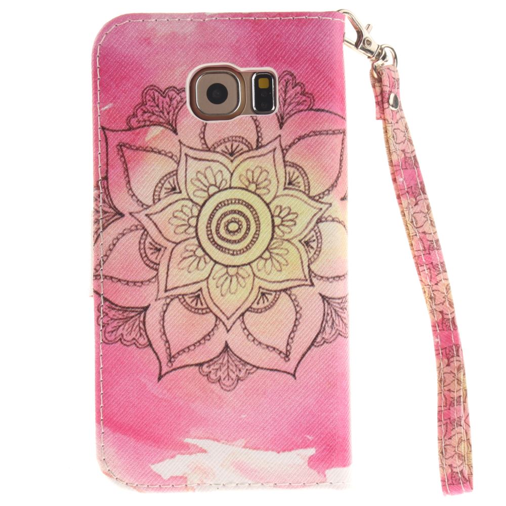 Galaxy S6 case wallet leather case printed
