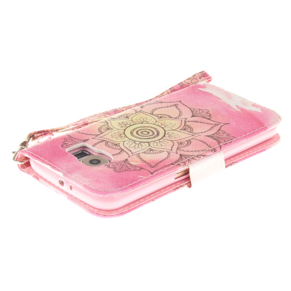 Galaxy S6 case wallet leather case printed