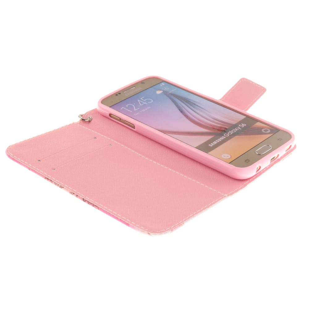 Galaxy S6 case wallet leather case printed