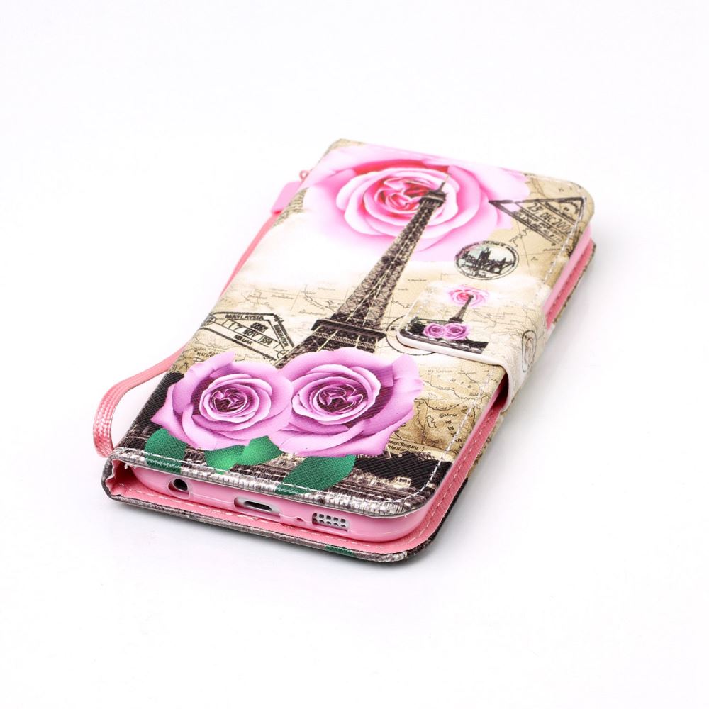 Galaxy S6 case wallet leather case printed