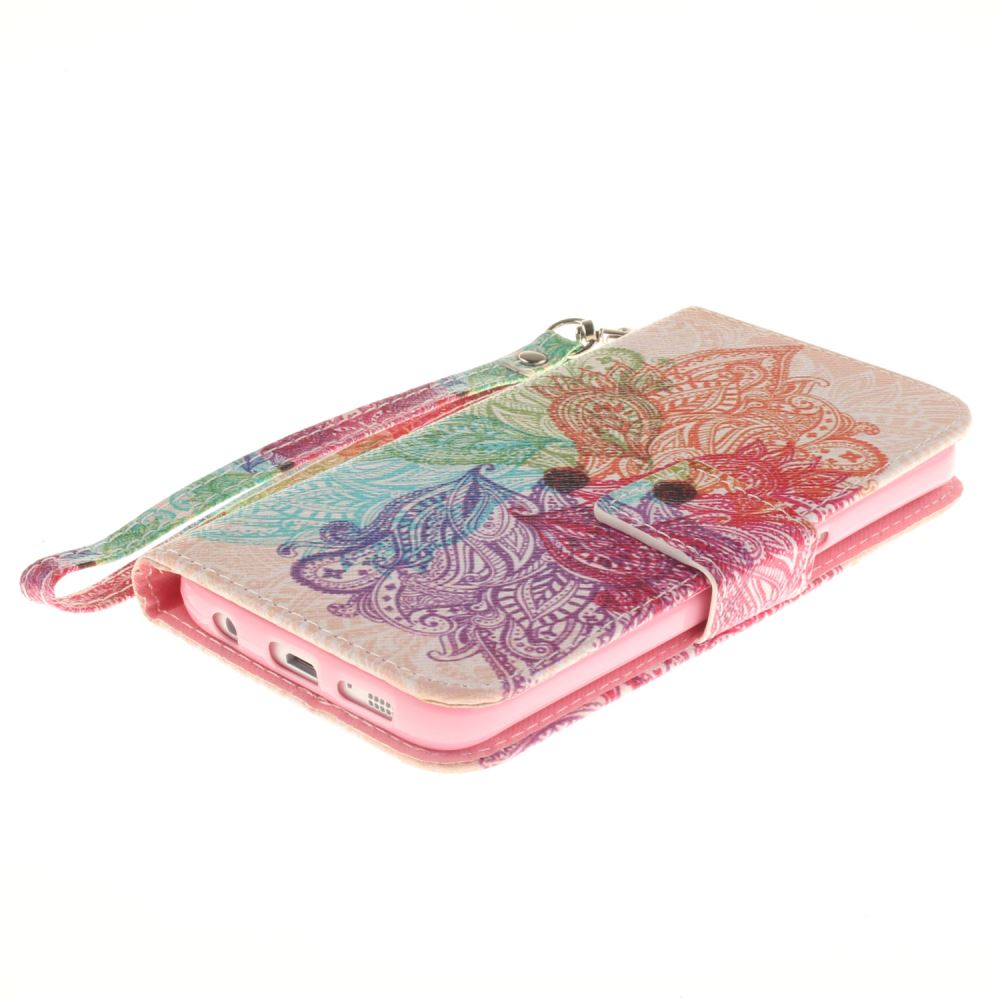 Galaxy S7 case wallet leather case printed
