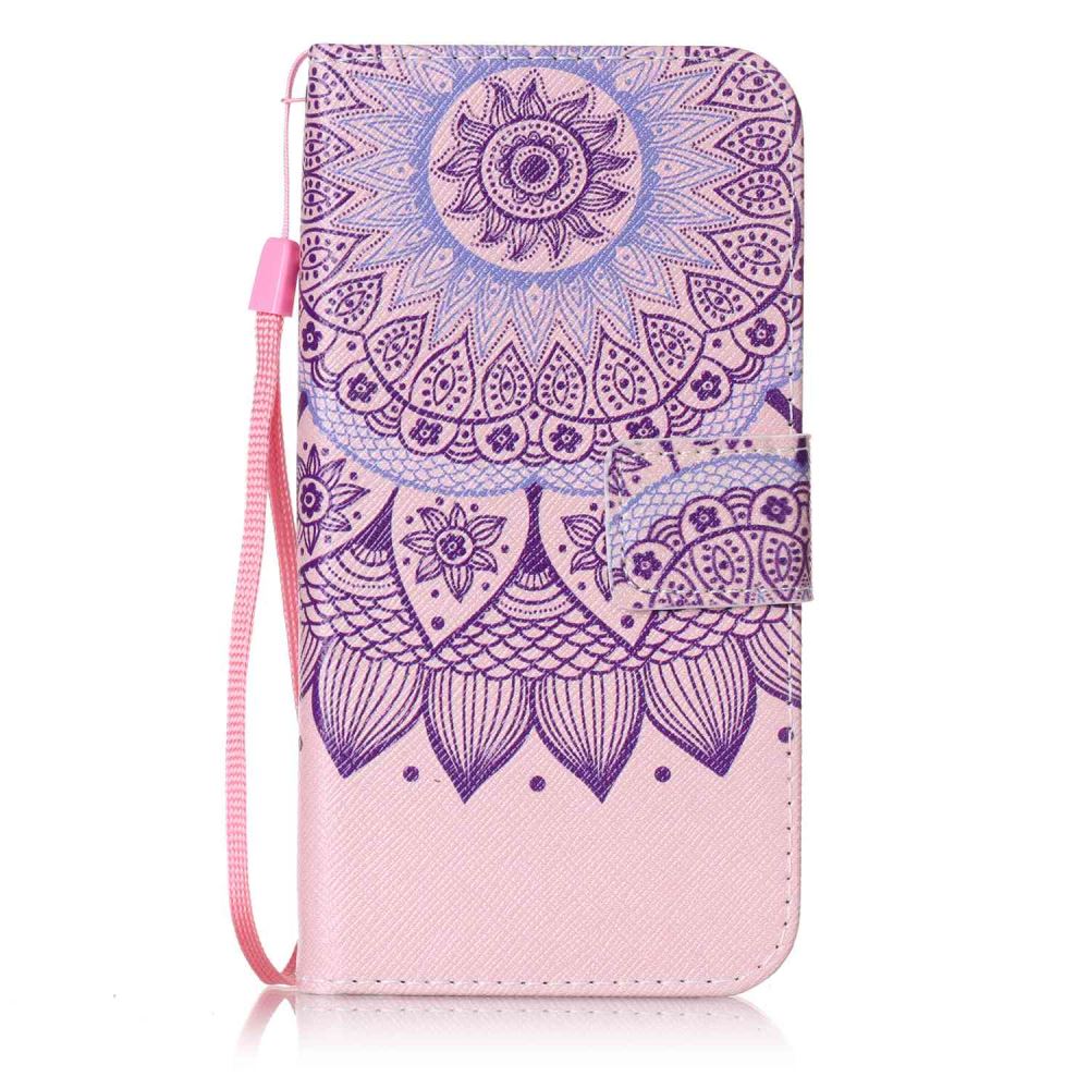 Galaxy S7 case wallet leather case printed