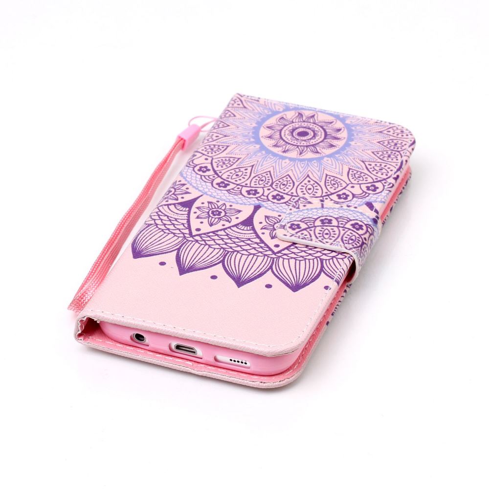 Galaxy S7 case wallet leather case printed