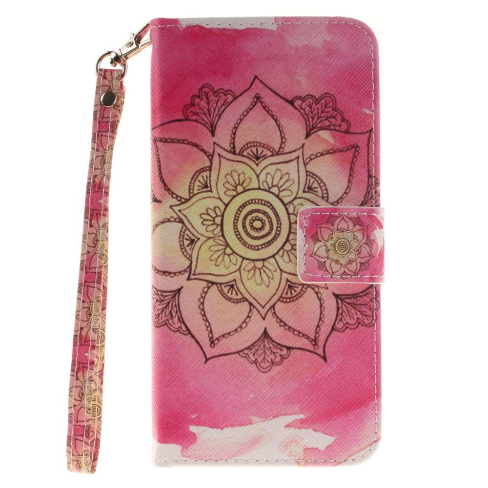 Galaxy S7 EDGE case wallet leather case printed